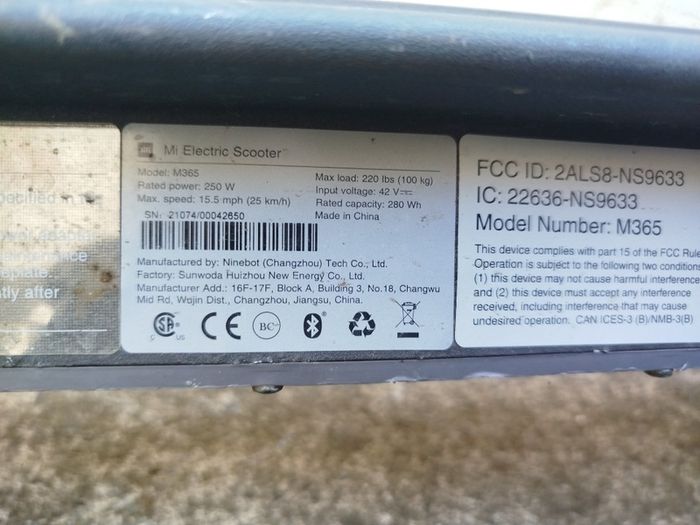 Xiaomi m365 Scooter