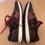 Ladies Pasarela burgundy floral velor and glitter trainers Eu 40 Uk 6.5 Image 6