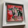 Framed Original Abstract Painting of Cow  Original Gift Image 6