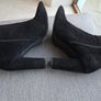 Mulanka black suede style boots uk4 Image 3
