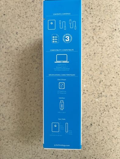 For Sale: Brand New, Unused 4TB G-Technology G-DRIVE Mobile USB-C Portable Hard Drive.