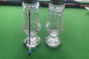 Waterford Crystal Salt &amp; Pepper with etching
