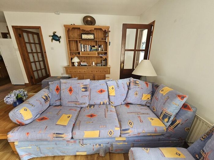 Two piece  corner contemporary   design sofa with