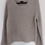 Massimo Dutti Ribbed Wool Boxy Sweater Image 2