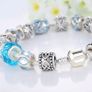 Blue Pandora Style Charm Bracelet Image 3
