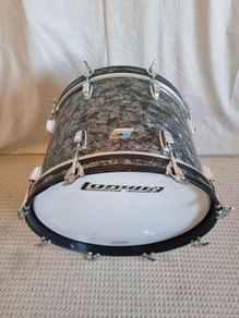 Ludwig Black Diamond Pearl Bass Kick Drum 20 x 14 downbeat virgin