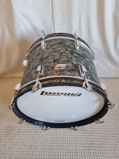 Ludwig Black Diamond Pearl Bass Kick Drum 20 x 14 downbeat virgin