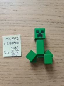 lego min012 creeper, set minecraft 21184, 21147, 21135, 21161