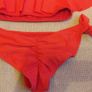 Red sexy Ruched Bum Bikini, NEW LOOK Image 6