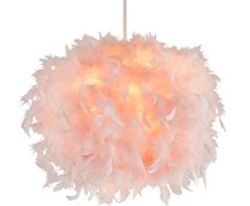 Feather light shade