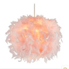 Feather light shade