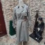 Vintage Nuage ladies trenchcoat Approximately late 90s early 00s Size 10 on label The colour is a pale bluey grey with brown buttons It's got an inner lining that can be removed Image 3
