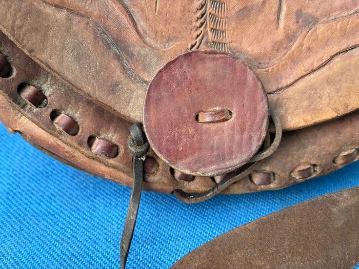 Embossed Floral Western bag