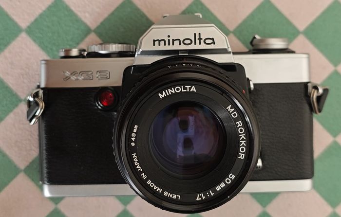 Minolta XG9 (1983) + Lens MD Rokkor 45mm f2 - Serviced & Ready to Use Film Camera