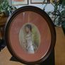 Vintage large oval picture Image 4