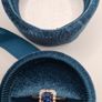 9 ct  blue sapphire and diamond ring size N Image 2