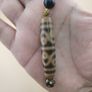 Vintage 12 Unique Eyes Himalayan Tibetan Agate Dzi Bead Pendant Necklace Image 4