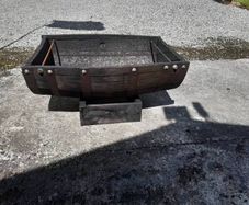 whiskey barrel planters