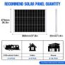 1KW Solar Panel Kit 240Watt 12Volt Solar Power System Image 4