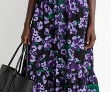 &Other Stories Balloon Sleeve Midi Dress