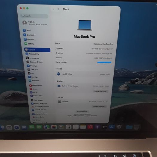 Apple MacBook Pro 16" (2019) | Intel Core i7 16GB RAM | 1TB SSD