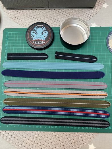 8 x Zuludiver OctoPod watch straps (20mm)