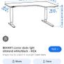 Large IKEA electric sit-stand corner desk Image 7
