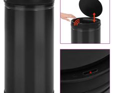 Automatic Sensor Dustbin 70 L Carbon Steel Black