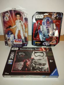 Star Wars Bundle  Figures + Puzzle (Sealed)