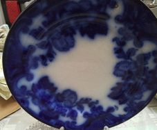Antique Blue/White Dinner/ Display Plate