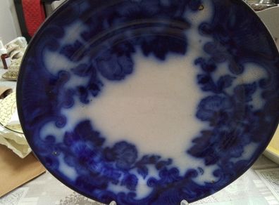 Antique Blue/White Dinner/ Display Plate