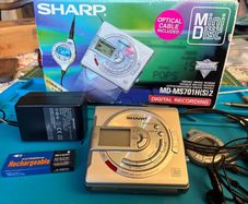 Minidisc Sharp MD-MS701H (S) - Boxed Complete - Reads/Records - Needs Servicing