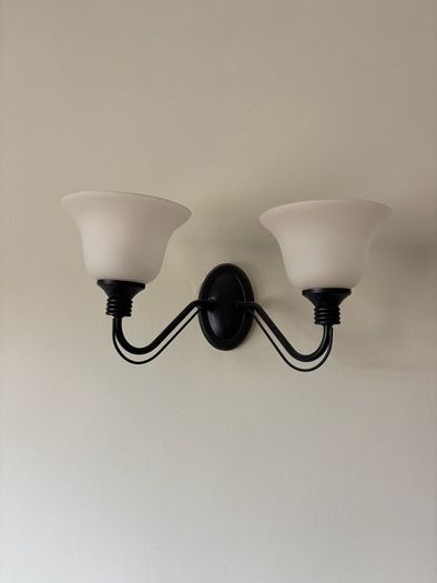 ceiling light and wall lights set