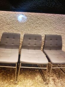 3 leather chairs Quick sale reduced Now!!!
