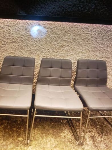 3 leather chairs Quick sale reduced Now!!!