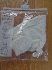 New Born Baby Hat and Mittens for Sale