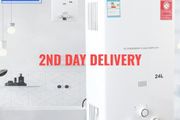 8KW 24L Portable Gas Instantaneous Water Heater Propane Gas Camping Shower for Outdoor Shower Bath Hot Water Camping Shower Water Heater Hot