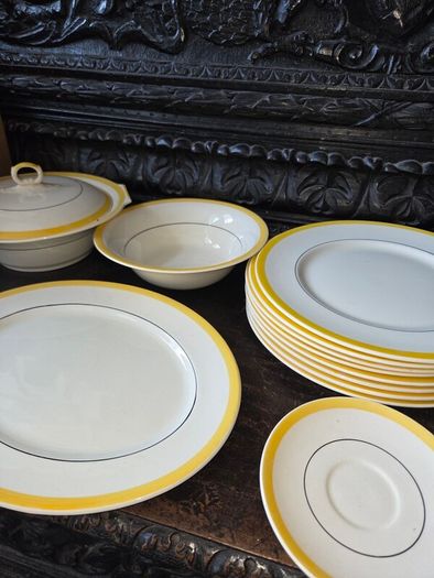Hand Painted Myott 18 piece dinner set