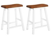 Bar Stools 2 pcs Solid Wood