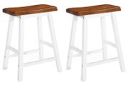 Bar Stools 2 pcs Solid Wood