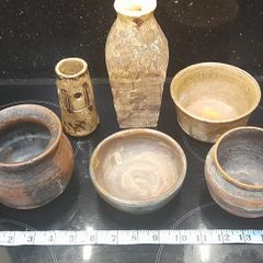 6 Clay Pottery Job Lot
