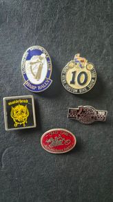 very rare biker motorcycle  badges lot