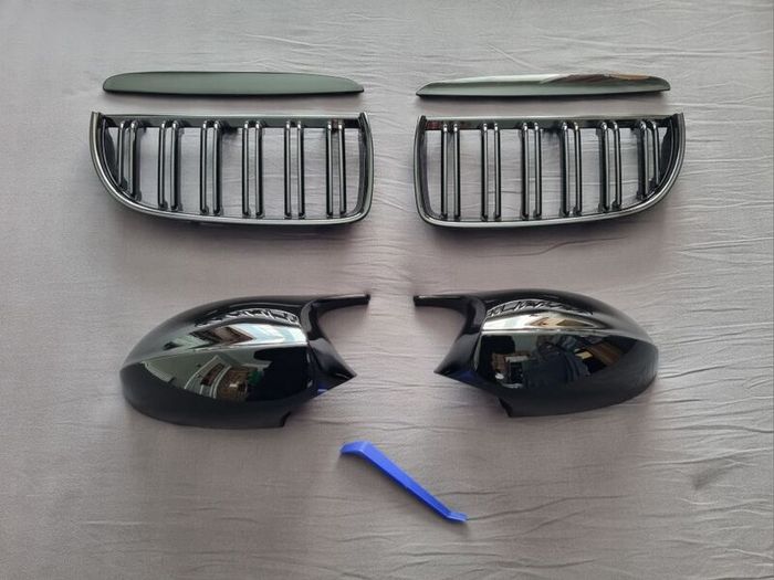 BMW E90 / E91 Pre-Lci Kidney Grilles & Mirror Covers Set Brand New