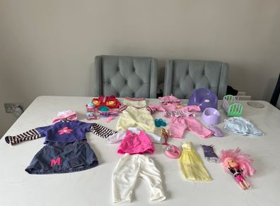 Doll clothes and accessories (Preference given to buyer buying any other item at asking price.)