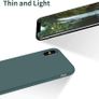 Liquid Silicone Case For iPhone XS Max Luxury Thin ShockProof Soft Phone Cover Green - FHT2IPXSMLK Image 2