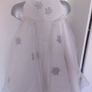 Pearce Fionda little girl formal occasion white embroidered maxi dress age 2 Postage included Image 4