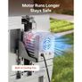 Rotisserie Grill, 38W BBQ Outdoor Pig & Lamb Spit Roaster, Charcoal Spit Roaster with 60 kg Capacity, Wheels & 4-Level Height, Stainless Steel Electric Rotisserie Grill Kit for Camping Outdoor Image 6