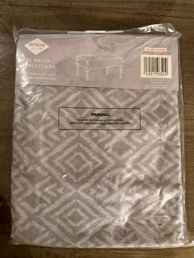 PVC Patio Tablecloth