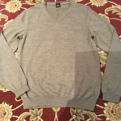 Hugo Boss V-neck Extrafine Merino Wool Jumper, size-Small (regular fit)