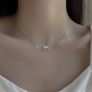 Silver Cat Pendant Whimsical & Minimalist Charm Image 4